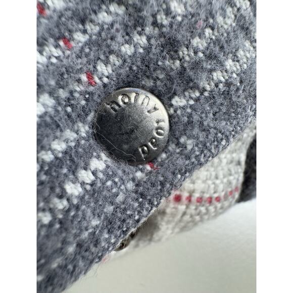 Horny Toad Womens Flannel Shacket Top S Blue Plaid Workwear Outdoor Hike Grunge - Picture 8 of 16